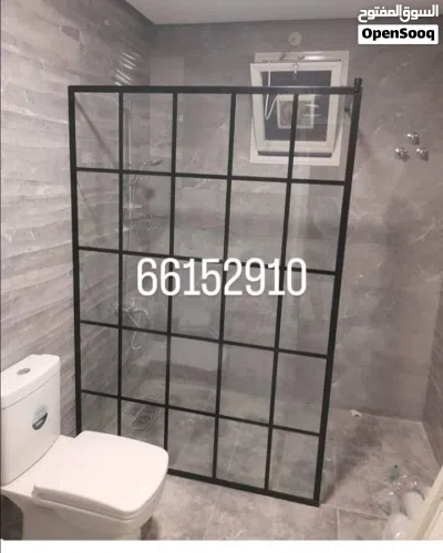 تركيب زجاج سكريت واجهات ودربزين 3