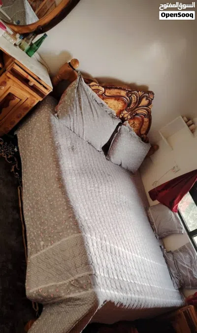 نززززززززززل السعر 199 بس غرفه نوم خشب سويدي 6فتحات مستخدم نظيف للبيـــــــــع مستعجل السعر 210الف ن 2
