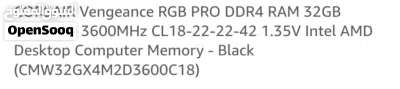DDR4 CORSAIR 32GB 2