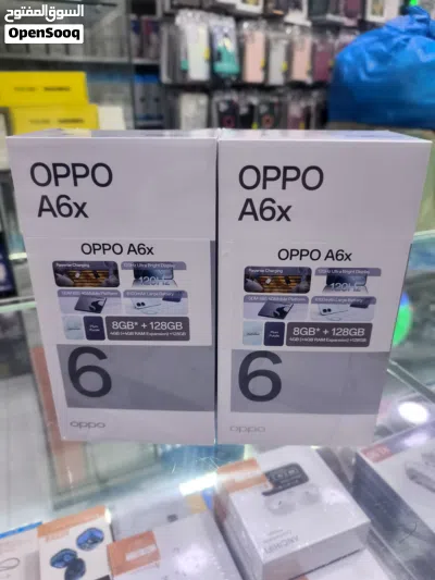 جهاز جديد oppo A6c رام 8 جيجا 128 و 256 مكفول سنة متوفر توصيل وهدايا 2