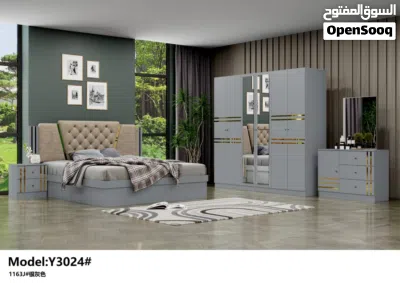 Chinese Bedroom Set 6 Pieces Free Mattress & Installغرف نوم صيني 6 قطع مع دوشك هدية و تركيب مجاني 2