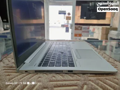 Hp EliteBook Core i7-8gen, 8GB RAM, 512GB SSD, and Radeon 550x 2GB 3