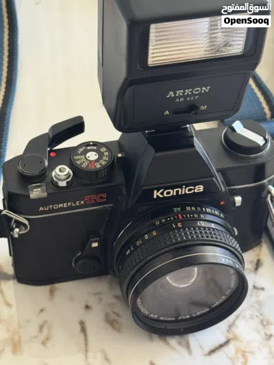 كاميرا كونيكا Autoreflex TC - فيلم 35mm كلاسيكية Konica 4