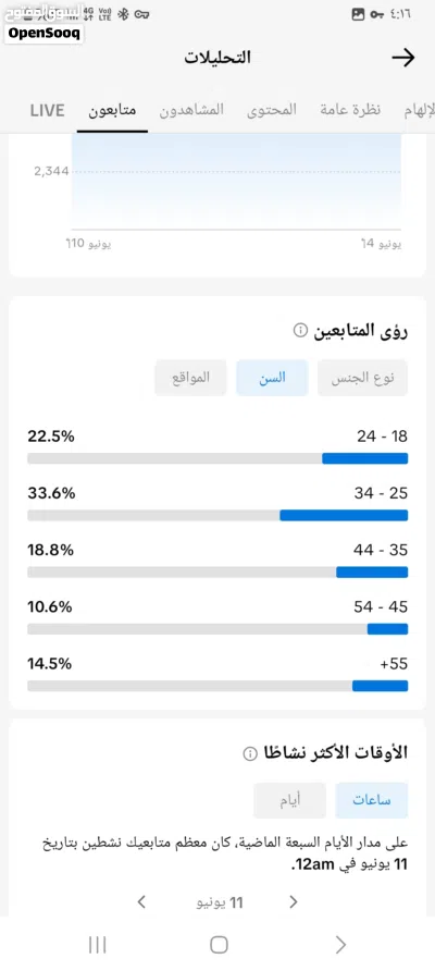 للبيع حساب تيك توك متخصص بالمحتوى الديني. عدد المتابعين: 6,000 متابع حقيقي تفاعل جيد وجمهور عرب 4