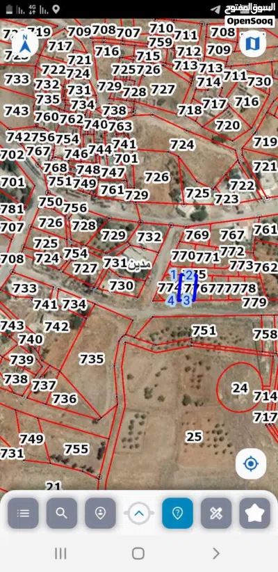قطعة ارض للبيع حي البيادر مدين 2
