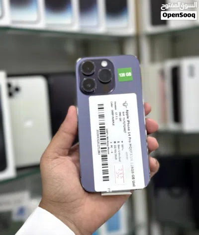 عرض خااص : iPhone 14 pro 128gb هاتف بحالة الوكالة بدون اي شموخ أو مشاكل مع ضمان و ملحقات و بأقل سعر 2