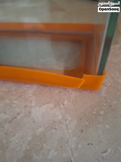 fish tank حوض سمك مستخدم استخدام يوم واحد فقط القياسات موضحه في الصوره زجاج 2