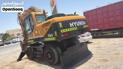 Hyundai wheel excavator 210 3