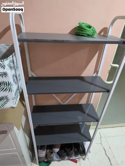 black and white shoe rack 2