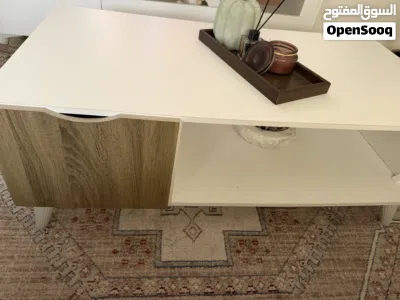 طاولة سفرة وطاولة وسط وطالة سيرفيس 4