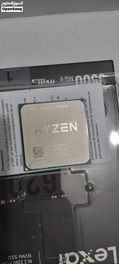 كرت شاشة Gtx 1050ti ومعالج Ryzen 5 2400g 4