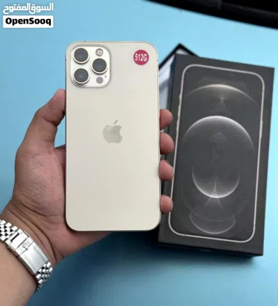 عرض خااص : iPhone 12 pro max 512gb هاتف بحالة الوكالة بدون اي شموخ أو ماشكل و بأقل سعر من دكتور فون 2