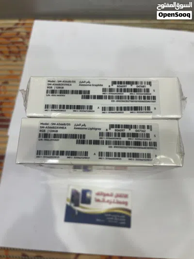 للبيع جهاز سامسونج جديد بالكرتون A56 ذاكره 128 جيجا رام 8 يشغل كل البرامج 5g 3