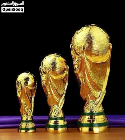 كأس العالم لكرة القدم ب3 مقاسات ثقيل جوده عاليه شكل مميز وفخم 2