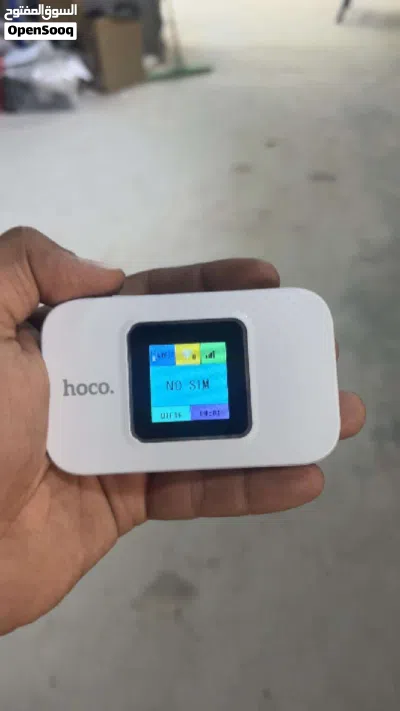 مودم واي فاي 4G المحمول والذكي من هوكو طراز DQ12 - سرعة فائقة وشاشة عرض متوفر توصيل لجميع محافضات 3