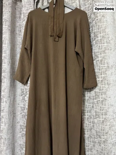 فستان محجبات وغير محجبات بني 4