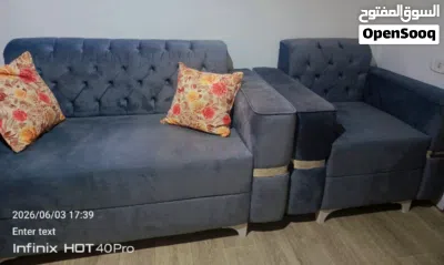 صالون كنب للبيع 4قطع و6وسائد 3