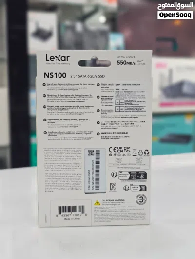 Brand New Lexar NS100 SSD in Oman 256GB Sata SSD 3 Years Warranty 2