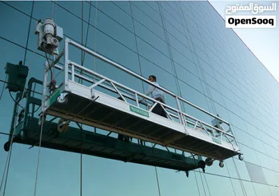 Hanging platforms for Sale and Rent منصات معلقة لأعمال الصيانة والدهان والبلاستر على جدران المباني 3
