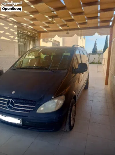 مرسيدس بنز Vito 2009 اسود ديزل معتمد وترخيص ساري. 2