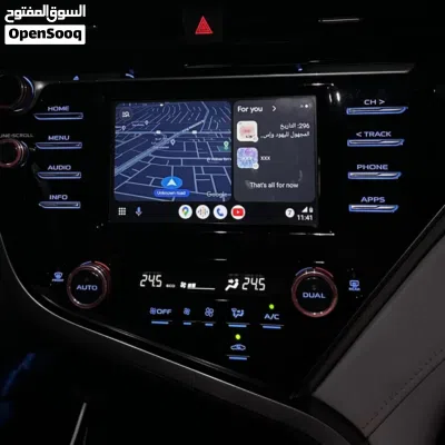مسجل كامري 2018-2024 وكالة نظيف ممكن اضافة car play 3