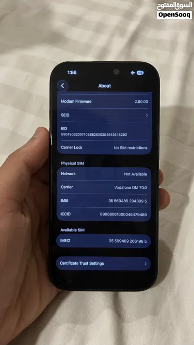 للبيع IPhone 16pro 512GB 4