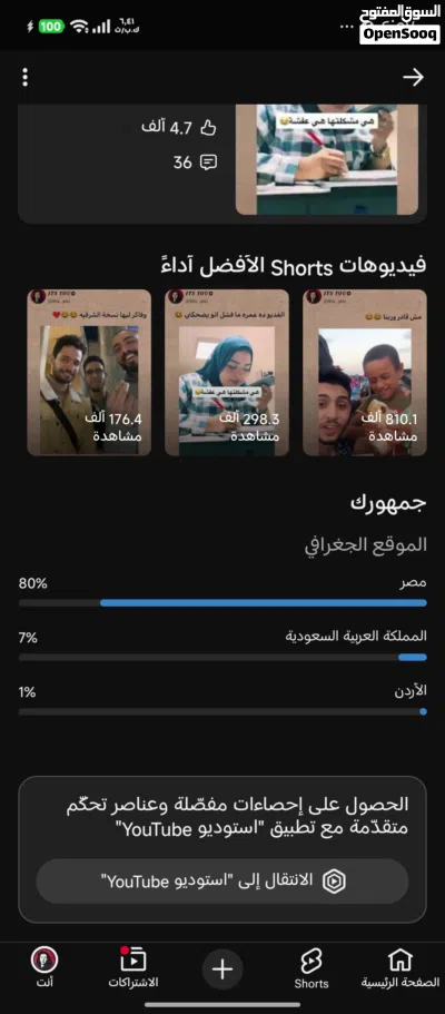 قناة يوتيوب 2k ريتش عالي جدا تنفع اي محتوي 3