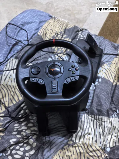 steering wheel pxn v900, مقود العاب بدون جير نظيف و شغال كأنه جديد 4