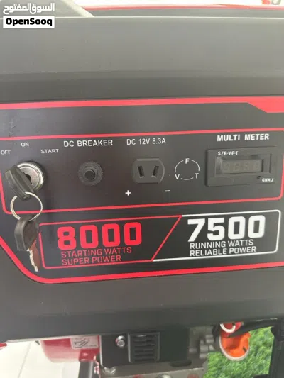 مولد كهربائي جنريتر قوة 8000 واط من شركة MAX تقنية وتصميم ياباني 4