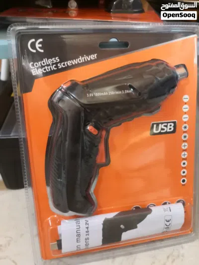 مفك كهربائي لاسلكي قابل للشحن(usb c) 2