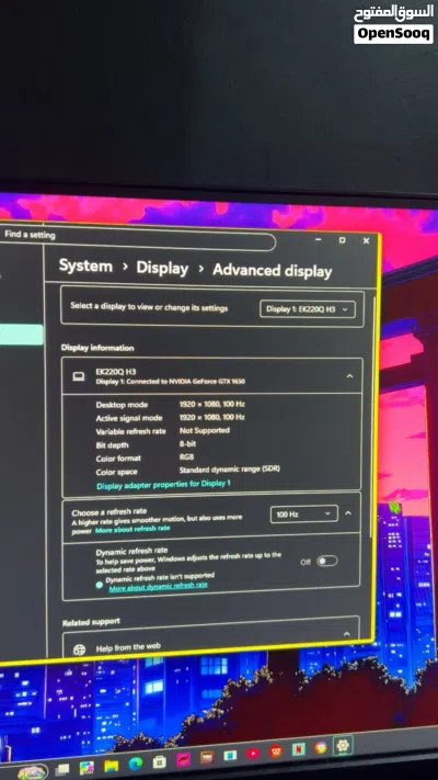شاشه acer حال الوكاله نظيفه 2