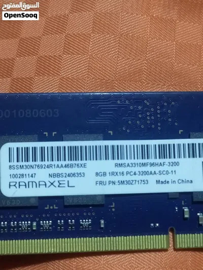 لابتوب ram Ddr48GB 2