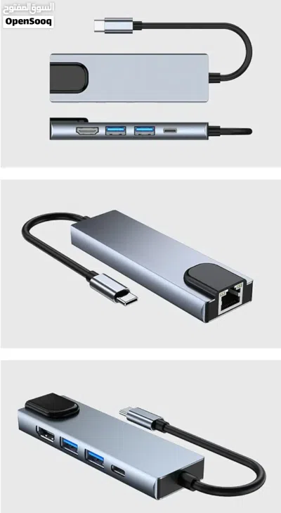 هب موزع محول 4K hdmiايثرنت usbc 3