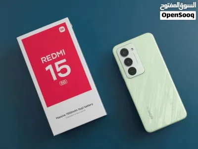 مشغل ايام Radmi 15 5G رام 16 جيجا 256 اغراضة والكرتونة الاصلية متوفر توصيل 3