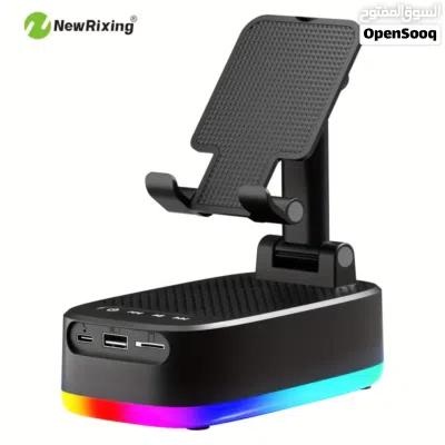 سماعة خارجية لاسلكية وشاحن وحامل للهاتف Wireless Speakers with Phone Holder 4