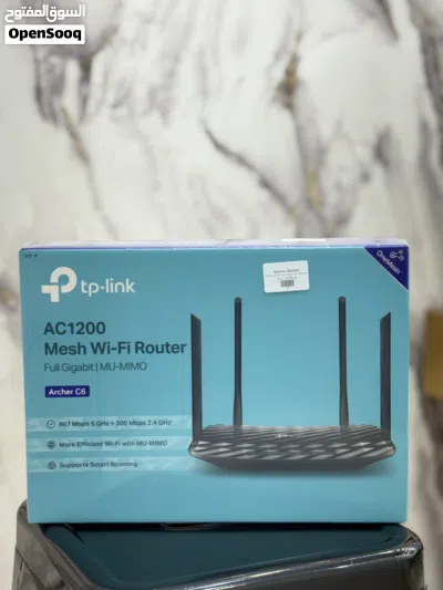 BIG DEAL TP-LINK AC1200 MESH Wi-Fi ROUTER FULL GIGABIT MU-MIMO ARCHER C6 2