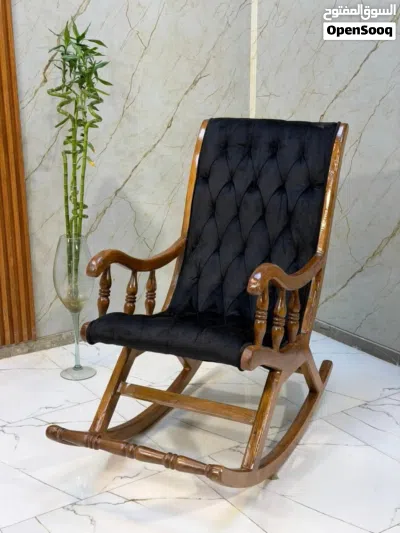 كرسي هزاز خشب 4