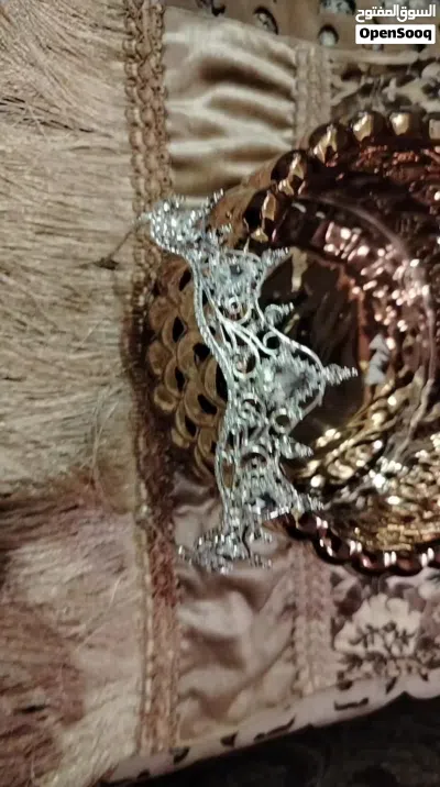 تاج عروس فضي شورفسكي جديد غير مستعمل 3