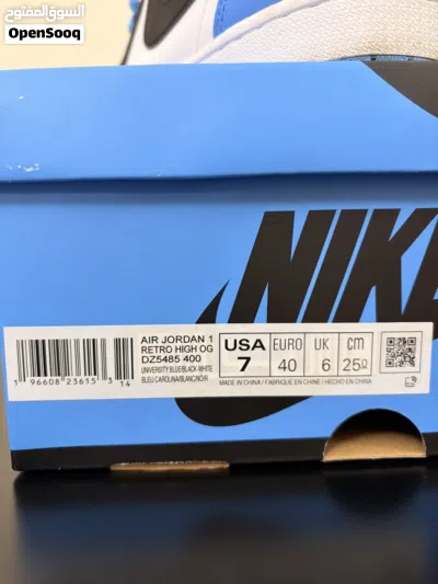 Air Jordan 1 Retro High OG “UNC Toe” 2