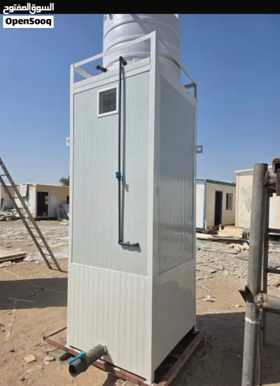 Sandwich Panel Toilet Arabic/English with Water Tank overhead/waste tank bottom. Fire Resisted, 2