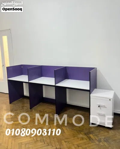خليه خلية عمل ورك ستيشن مكاتب موظفين وحدات كول سنتر work station 2
