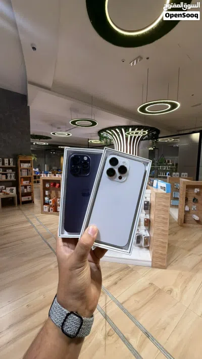 iPhone 14 pro 256gb - بحاله الوكال / مع ضمان/ بطارية فوق 90 2