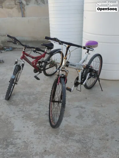 بسكليتين للبيع بسكليت جنط 26 وبسكليت جنط 24بحاله ممتازه 2
