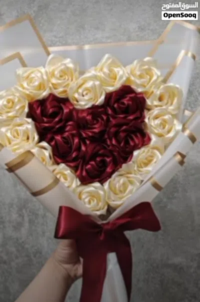 باقات ورد ساتان هديه مناسبه 4