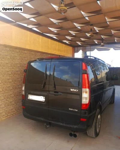 مرسيدس بنز Vito 2009 اسود ديزل معتمد وترخيص ساري. 3