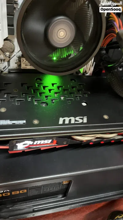 كرت شاشة GTX 1060 6 gb مستعمل للبيع نظيف ولا يشكو من شي تعال و افحص شركة msi السعر 38 ريال 2