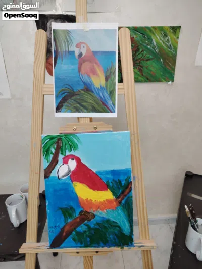 مرسم حرفي لتعليم الرسم و الحرف اليدوية بخامات متعددة 4