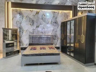 اثاث منزلي غرف نوم ملكي اليمن صنعاء عند بريد الأربعين اللي في نقم سعوان من افضل انواع الخشب الماليزي 4