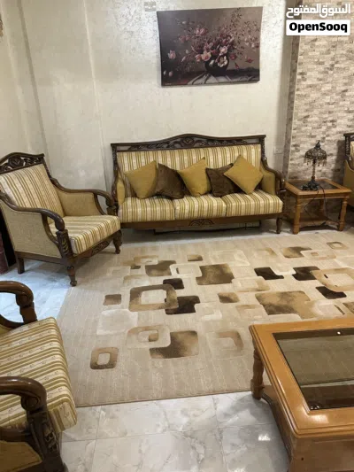 طقم كنب غرفة جلوس حفر كلاسيك تركي فاخر 9 مقاعد للبيع 4