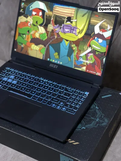 لاب توب msi كور سفن 12 كرت Rtx 4060 بحاله وكاله بسعر مغري 3